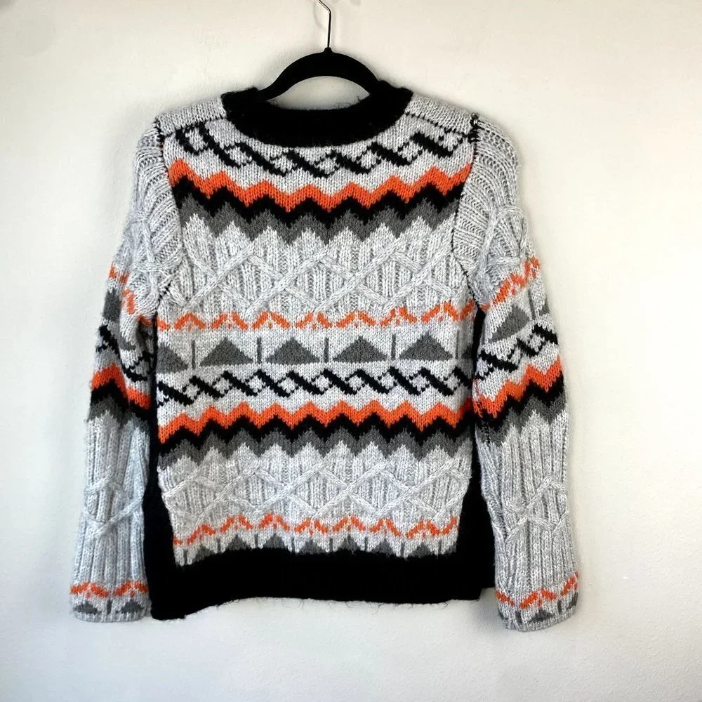 M Magaschoni Chunky Geometric Sweater S